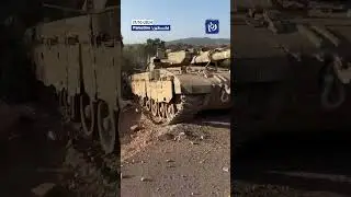 “Israeli” military driver loses control, dropping tank off transport truck
