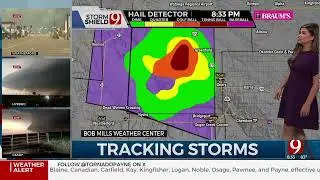 Large, Possibly Tornadic Storm Seen In Geary, Oklahoma