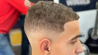 SKIN FADE WITH GRADE 2 ON TOP WITH THE GRAIN ON TEXTURED HAIR TUTORIAL. GAMME ERGO, BABYLISS FX