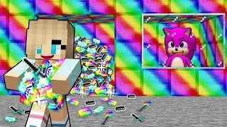 Kız Bebek Sonic'in Bütün Eşyalarını Çalmanın Yolları 😱 Minecraft