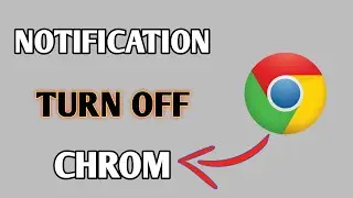 How To Turn Off Notification Chrome // Disable Notification Chrome