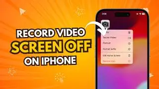 iPhone Screen OFF রেখে ভিডিও রেকর্ডিং | How to Record Video With iPhone Screen OFF | Hidden Feature