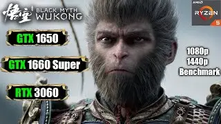 Black Myth Wukong GTX 1650 - GTX 1660 Super - RTX 3060