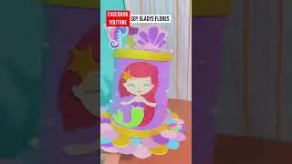 Sombrero loco /tematica de la sirenita manualidades