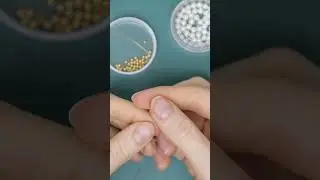 Boucles d'oreilles en perles naturelles ! 😮  #perles  #diy  #jewelry  #bouclesdoreilles