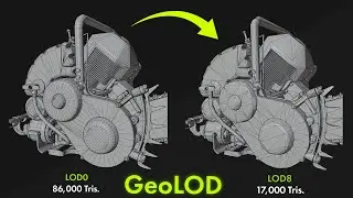 [Blender Addon] GeoLOD – Smart, Fast, UV-Safe LOD Generator