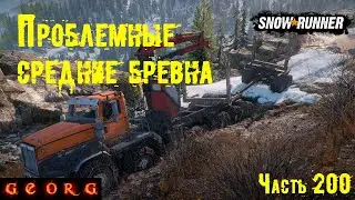 SnowRunner. Проблема со средними бревнами. Часть 200