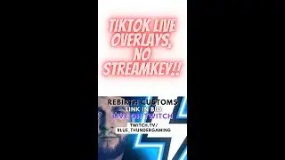 OVERLAYS ON GAMING Tiktok Live WITHOUT STREAM KEY!