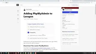 62- Install phpMyAdmin into Laragon