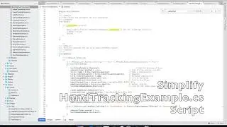 092   StarnightSkies   Simplifying HandTrackingExample cs Script