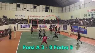 Porsi A vs Porba B Turnamen Bola Voli 2022