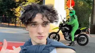 I saw a muppet on a motorcycle in Seattle?
