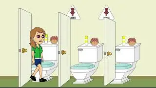 Gina yells in the bathroom