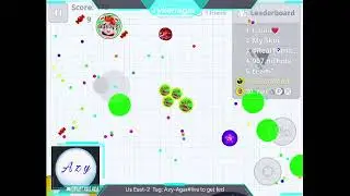 TMK COME BACK!! AGAR.IO LIVE US-East 2 Use Tag Azy#live