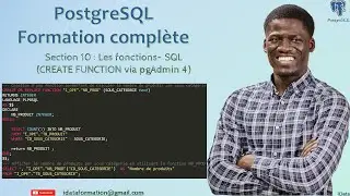 Les fonctions– SQL (CREATE FUNCTION via pgAdmin 4) - PostgreSQL #21