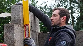 Concrete Block Extension Nearly Finished