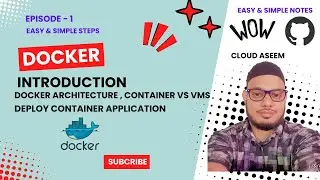 Day-1 , Introduction to Docker  Containers , Vms |  Beginner from scratch and Notes