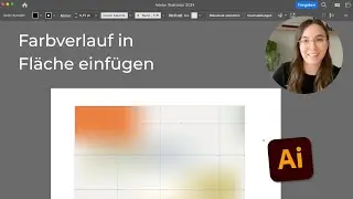 Farbverlauf in Fläche einfügen Illustrator | Freiform Gradient | Adobe Illustrator Tutorial Deutsch