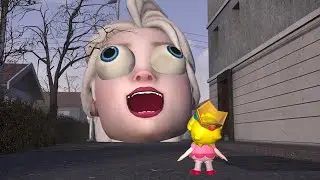 Baby Peach and Silly Elsa