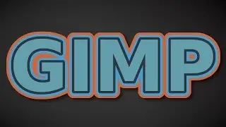 Text-Umrandung mit G‘MIC in Gimp 2.9