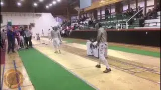 Godollo 2019 Cadet Men's Sabre World Cup - L4 - Madrigal ESP v Nasonov RUS