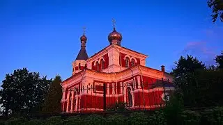 Свято-Вознесенская церковь, река Западная Двина и святой источник.