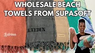 How to Customize Wholesale Beach Towels From SupaSoft | Unboxing New Business Accessories!