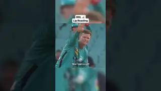 What’s really being said at the Big Bash 😉 #cricket #bigbash #lipreading