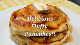 Homemade Fluffy Pancake Recipe!