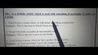 Grade - 3 Articles