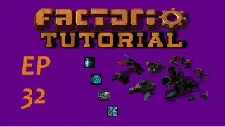EP32  Iron Unload Train Station Bigger And Better - Factorio -Tutorial - Let's Play