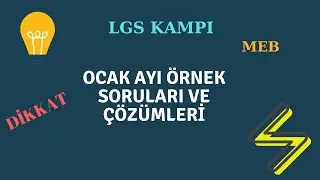 #LGS2020 #2006TAYFA OCAK AYI ÖRNEK SORULARI VE ÇÖZÜMLERİ SİZLERLE :)