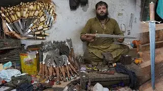Amazing Technique of Making Hollywood phantasy Swords | Damascus Steel Forged Swords Making Process.