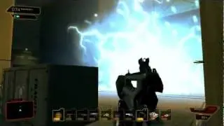 Deus Ex: Human Revolution - Accidental fastest Barrett kicking ever...?