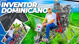 Emilio Ventura: dominicano busca inspirar a la juventud con proyecto de helicópteros para fumigación