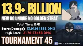 [NO UNIQUE NO GOLDEN pt.2] 13.9B+ DAMAGE STRAT IN TOURNAMENT 45 | Anime Adventures