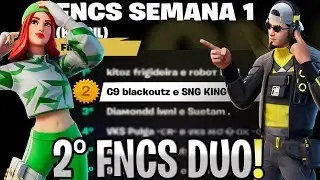 COMO FICAMOS EM 2° LUGAR NA FNCS DUO! ft. BLACKOUTZ | FORTNITE