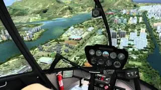 FSX Alabeo R66 Turbine + Mega Rio de Janeiro 2014 (720p60fps)