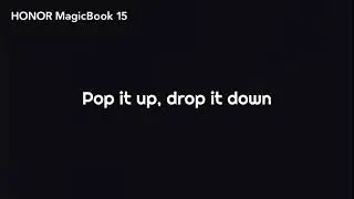 HONOR MagicBook15 | Pop-up it up, drop it down