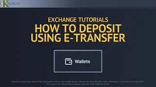 HubKoin Exchange Tutorials - How To Deposit Using E-Transfer