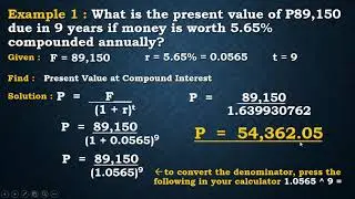 G11  GENERAL MATHEMATICS QUARTER 2   PRESENT VALUE AT COMPOUND INTEREST