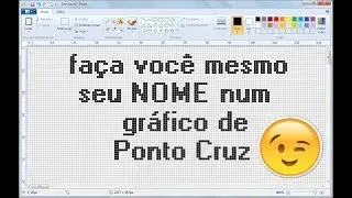 Ponto Cruz  -  Faça nomes com Paint