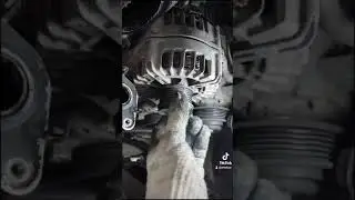 Removing the generator. BMW.