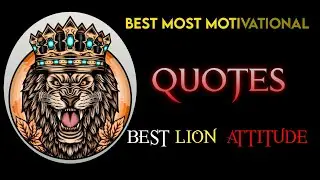 BEST LIONS QUOTES 🦁 | ATTITUDE QUOTES  | REAL ATTITUDE 🔥 #motivation #lion #qoutes