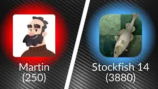 How many moves does Stockfish need to defeat Martin? | Martin Vs Stockfish 14.1