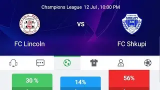 UEFA Champions League FC Lincoln vs FC Shkupi Live Match Today #kheladula_খেলাধুলা