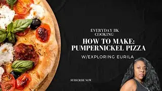 How to make Pumpernickel Pizza Pie crust