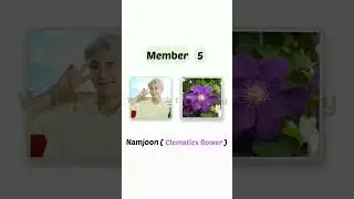 BTS member Birth Flower that Armies 💜 u should know!!  #bts #btsarmy #btsshorts