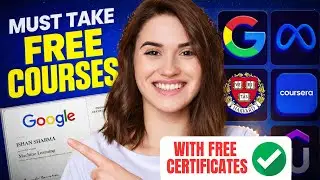 Free Courses with Certificate 2026 | Open for All | Learn In-Demand Skills 🔥
