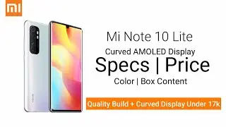 Mi Note 10 Lite | Specs, Price | Best Budget Smartphone 2020 Philippines
